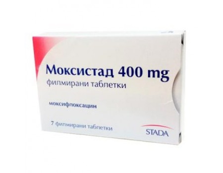 Moxistad 400 mg. 7 tablets